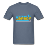 Leveling Up to Daddy T-Shirt - denim