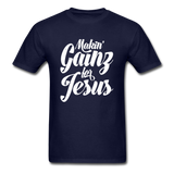 Makin' Gainz for Jesus T-Shirt - navy