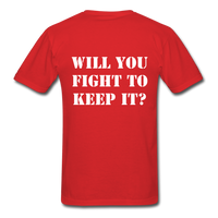 Fight for Freedom T-Shirt - red
