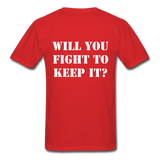 Fight for Freedom T-Shirt - red