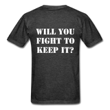 Fight for Freedom T-Shirt - heather black