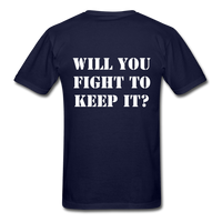 Fight for Freedom T-Shirt - navy