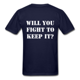 Fight for Freedom T-Shirt - navy