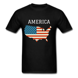 America the Beautiful T-Shirt - black