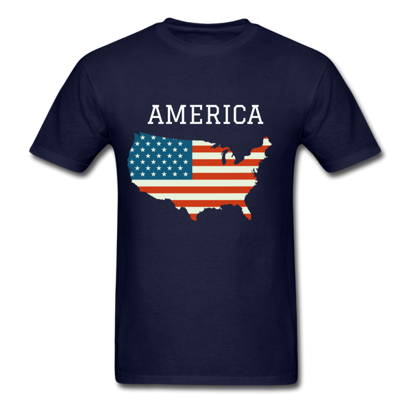 America the Beautiful T-Shirt - navy