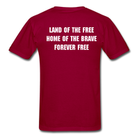 American Patriot T-Shirt - dark red