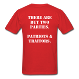 Patriots & Traitors T-Shirt - red