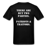 Patriots & Traitors T-Shirt - black
