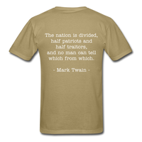 Nation Divided T-Shirt - khaki