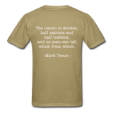 Nation Divided T-Shirt - khaki