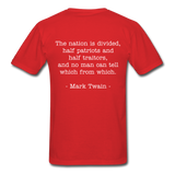Nation Divided T-Shirt - red