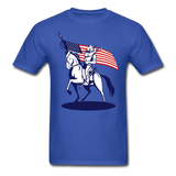 Nation Divided T-Shirt - royal blue