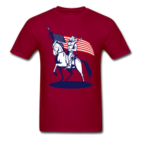 Nation Divided T-Shirt - dark red