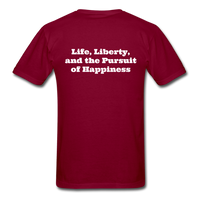 Liberty Since 1776 T-Shirt - burgundy