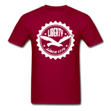 Liberty Since 1776 T-Shirt - dark red