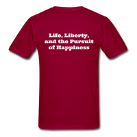 Liberty Since 1776 T-Shirt - dark red