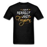Not Perfect Just Forgiven T-Shirt - black