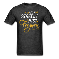 Not Perfect Just Forgiven T-Shirt - heather black