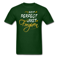 Not Perfect Just Forgiven T-Shirt - forest green