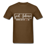 God-fidence T-Shirt - brown