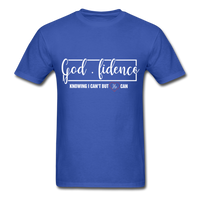 God-fidence T-Shirt - royal blue