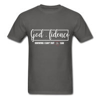 God-fidence T-Shirt - charcoal