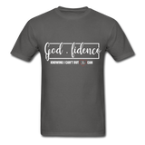 God-fidence T-Shirt - charcoal
