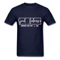 God-fidence T-Shirt - navy