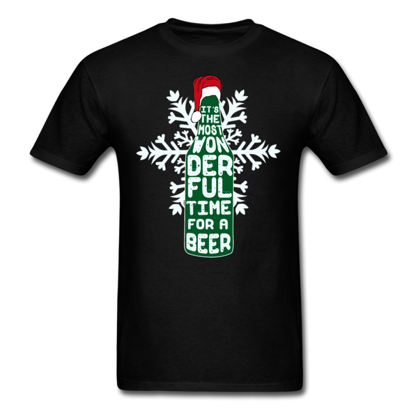 It's The Most Wonderful Time for a Beer T-Shirt - black