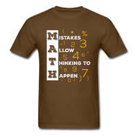 Math T-Shirt - brown