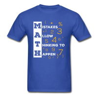 Math T-Shirt - royal blue