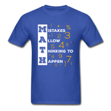 Math T-Shirt - royal blue