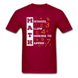 Math T-Shirt - dark red