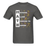 Math T-Shirt - charcoal