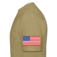 America First America Forever T-Shirt - khaki