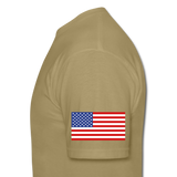 America First America Forever T-Shirt - khaki