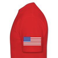 America First America Forever T-Shirt - red