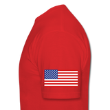 America First America Forever T-Shirt - red