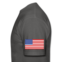 America First America Forever T-Shirt - charcoal