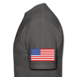 America First America Forever T-Shirt - charcoal