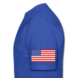 America First Flag T-Shirt - royal blue