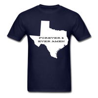 Texas Forever & Ever Amen T-Shirt - navy