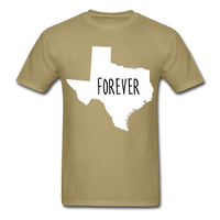 Texas Forever State T-Shirt - khaki