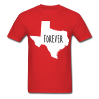 Texas Forever State T-Shirt - red