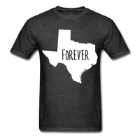 Texas Forever State T-Shirt - heather black