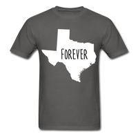 Texas Forever State T-Shirt - charcoal