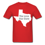 Texas The Lone Star State T-Shirt - red