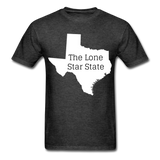 Texas The Lone Star State T-Shirt - heather black