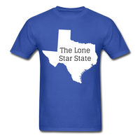 Texas The Lone Star State T-Shirt - royal blue