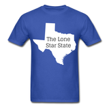 Texas The Lone Star State T-Shirt - royal blue